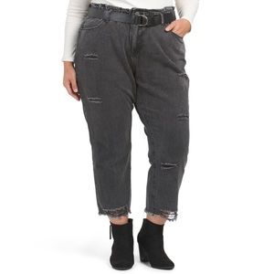 City Chic Harley High Rise Straight Jeans